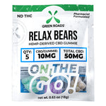 Relax Bears On The Go CBD Gummies - 50mg - 5 count