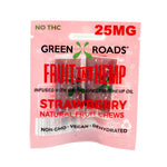 Strawberry - Fruit and Hemp Chews - 25mg - 1pc